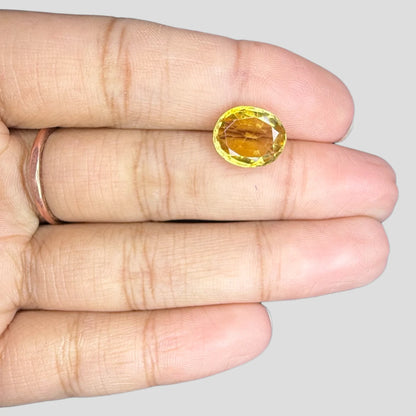 Natural Topaz Faceted Oval Cut - 3.30 Carats