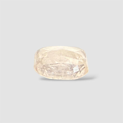 Natural White Sapphire Cut-Cornered Rectangular Cut - 9.12 Carats