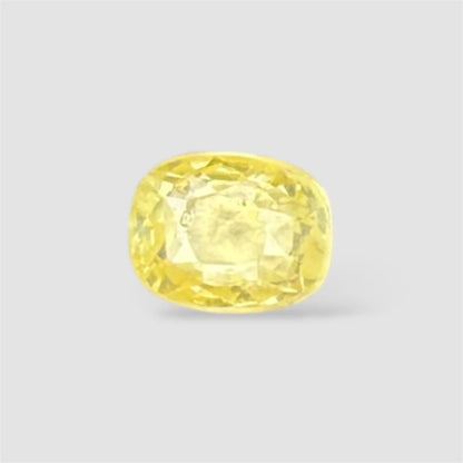 Natural Yellow Sapphire Cushion/Faceted Cut - 3.06 Carats