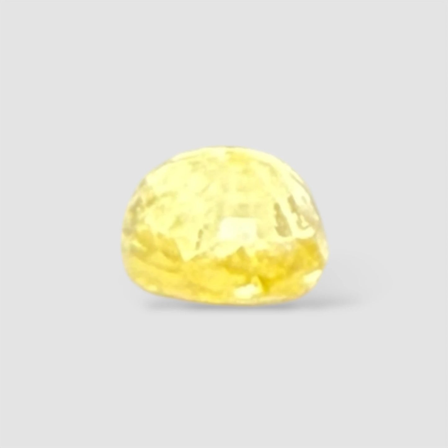 Natural Yellow Sapphire Cushion/Faceted Cut - 3.06 Carats