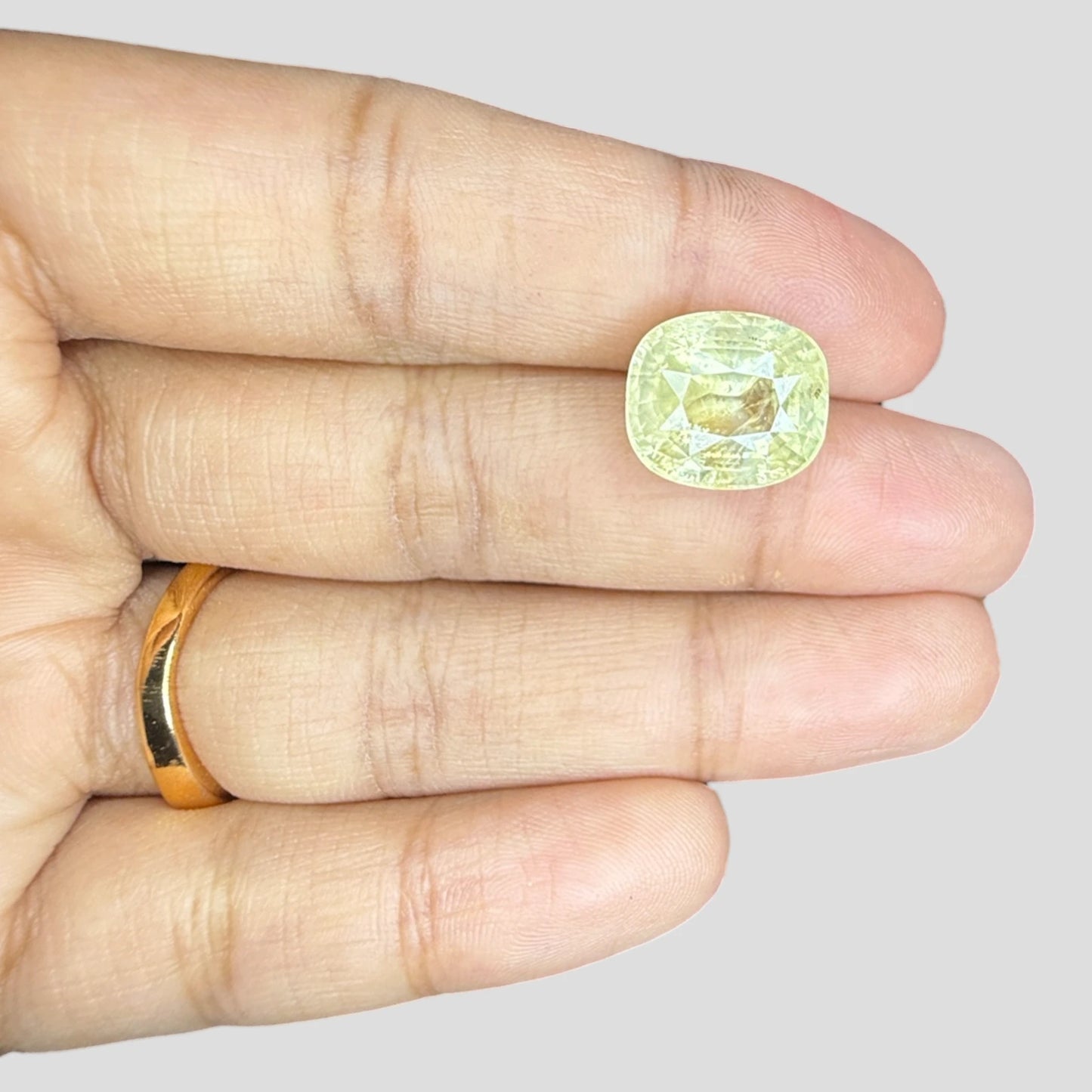 Natural Yellow Sapphire Cushion Mixed Cut - 10.35 Carats