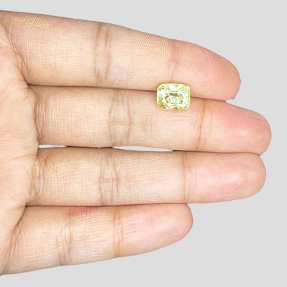 Natural Yellow Sapphire Cushion Mixed Cut - 3.13 Carats