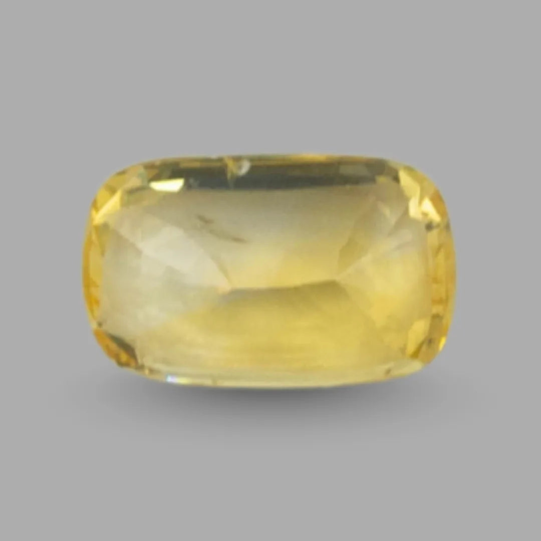 Natural Yellow Sapphire Cushion Mixed Cut - 4.03 Carats