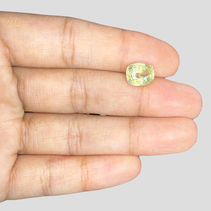 Natural Yellow Sapphire Cushion Mixed Cut - 4.15 Carats