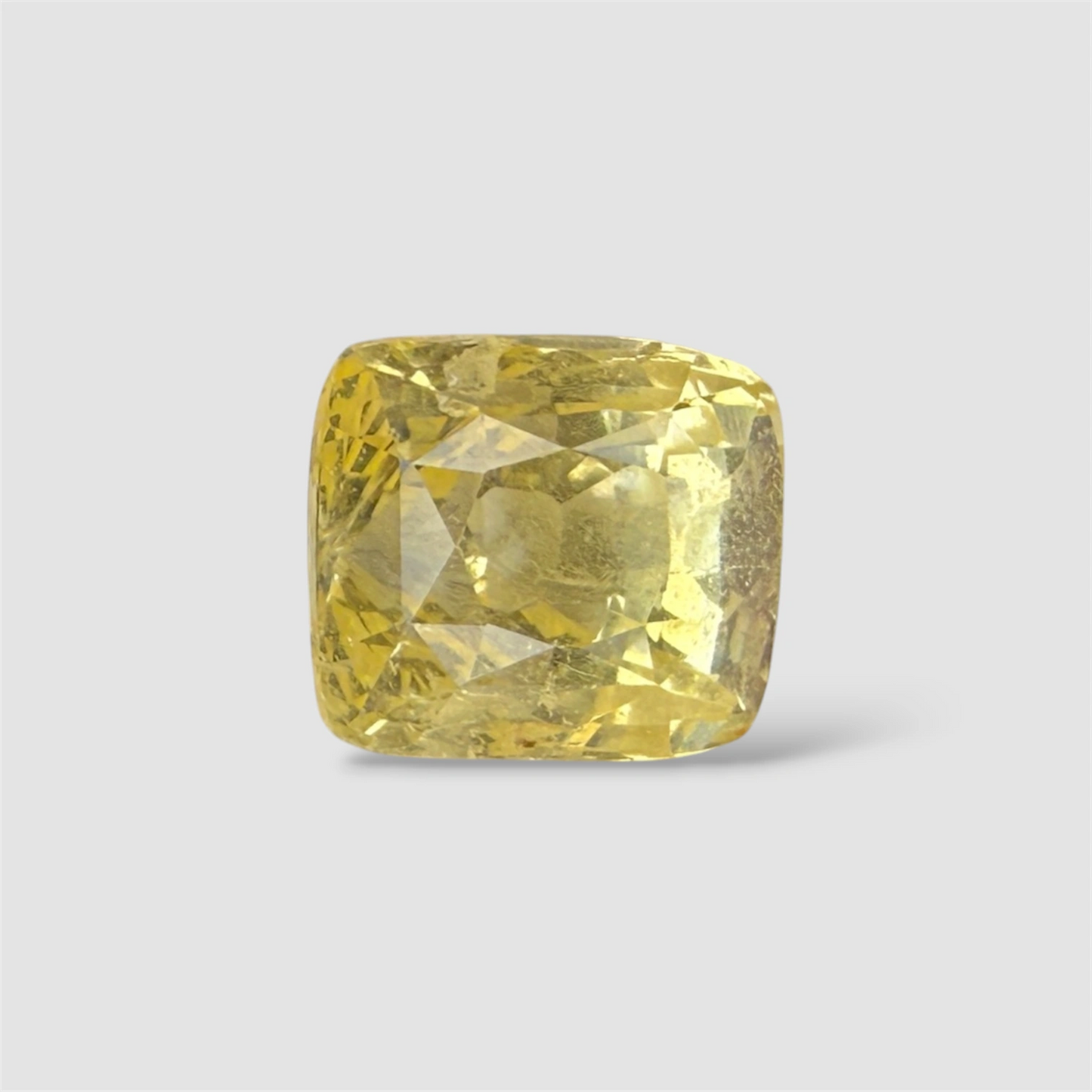 Natural Yellow Sapphire Cushion Mixed Cut - 4.22 Carats