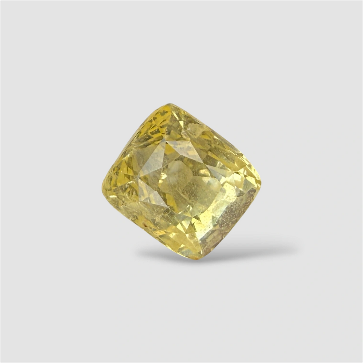Natural Yellow Sapphire Cushion Mixed Cut - 4.22 Carats
