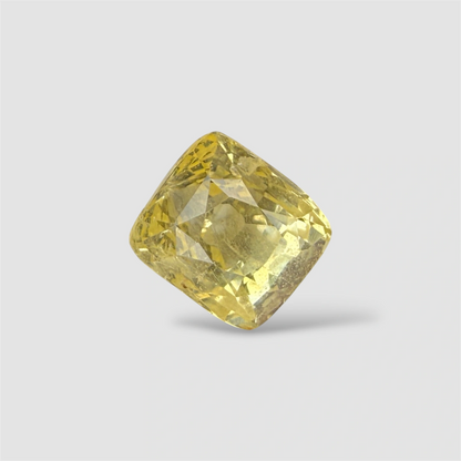 Natural Yellow Sapphire Cushion Mixed Cut - 4.22 Carats
