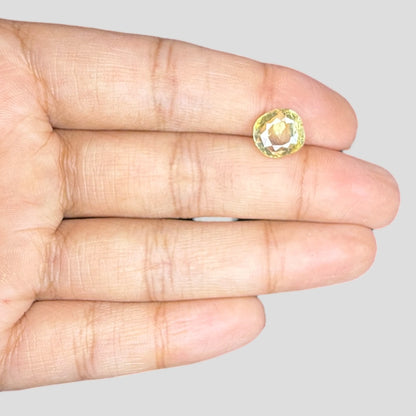 Natural Yellow Sapphire Cushion Mixed Cut - 4.63 Carats