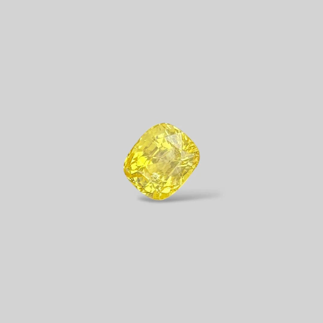 Natural Yellow Sapphire Cushion Mixed Cut - 5.24 Carats