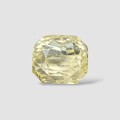 Natural Yellow Sapphire Cut Cornered Rectangular Mixed Cut - 7.20 Carats