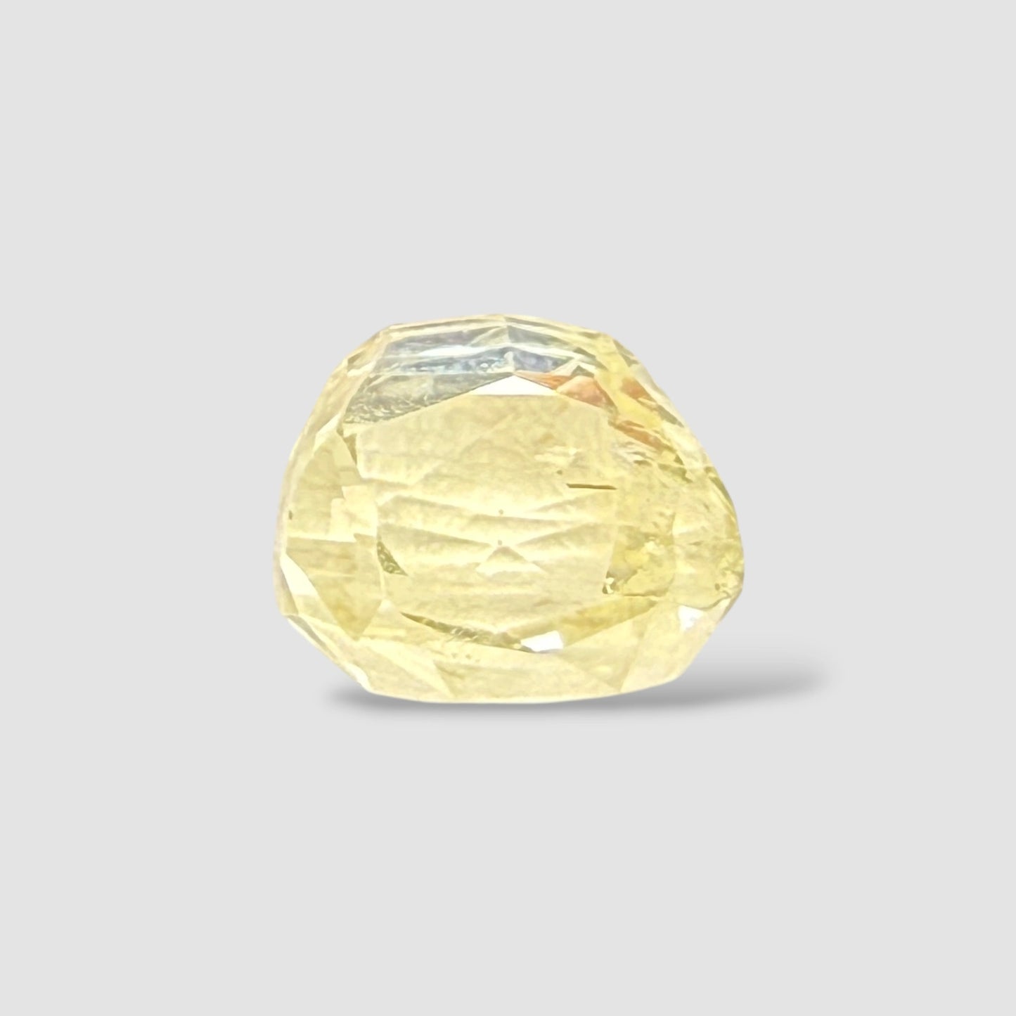 Natural Yellow Sapphire Cut Cornered Rectangular Mixed Cut - 7.20 Carats