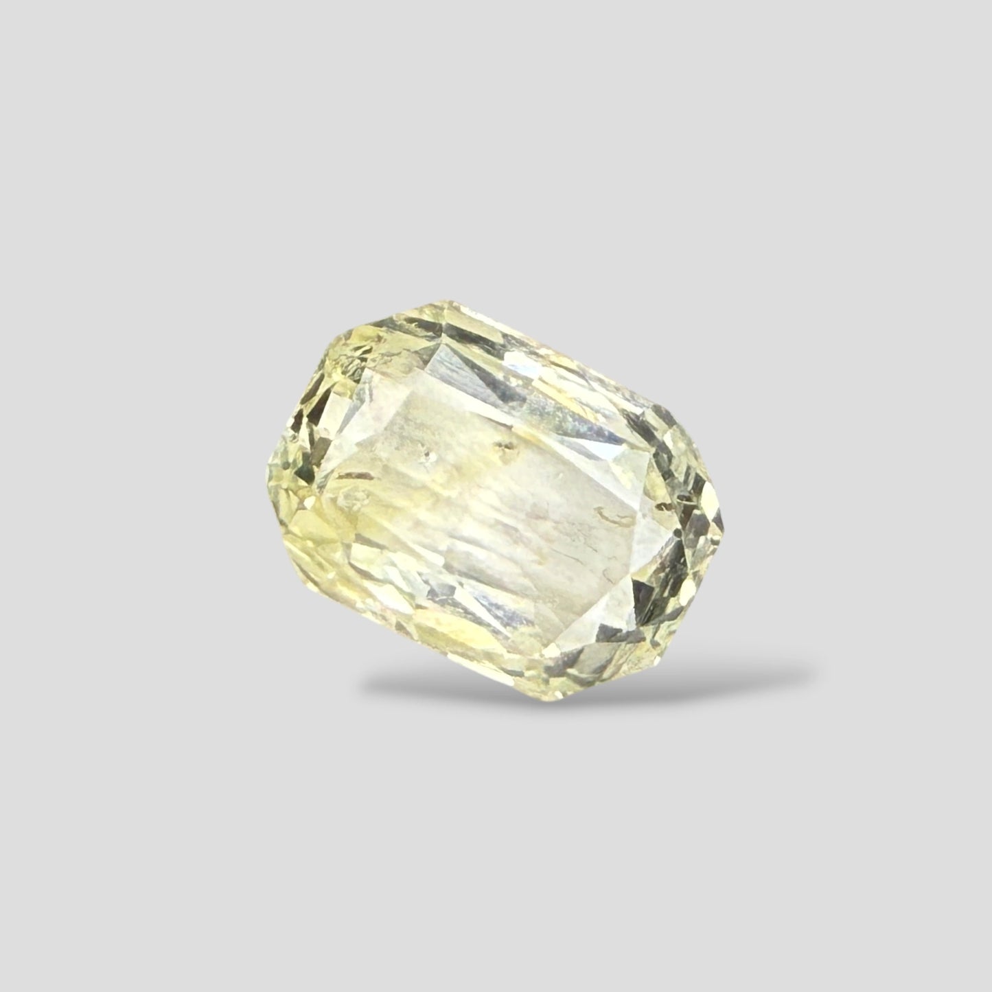 Natural Yellow Sapphire Cut Cornered Rectangular Mixed Cut - 8.1 Carats