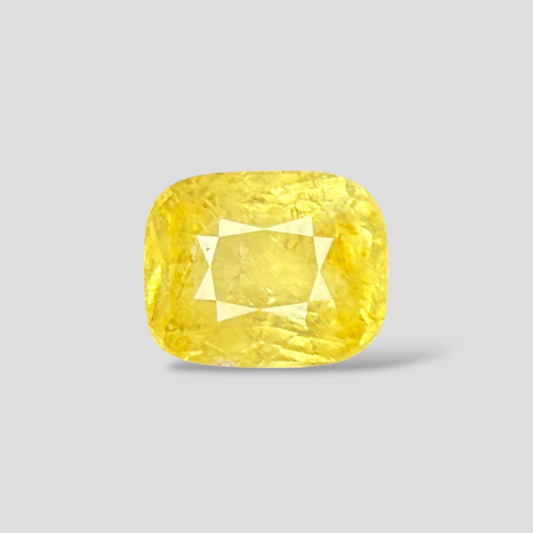 Natural Yellow Sapphire Cut Cornered Rectangular Mixed Cut - 8.63 Carats