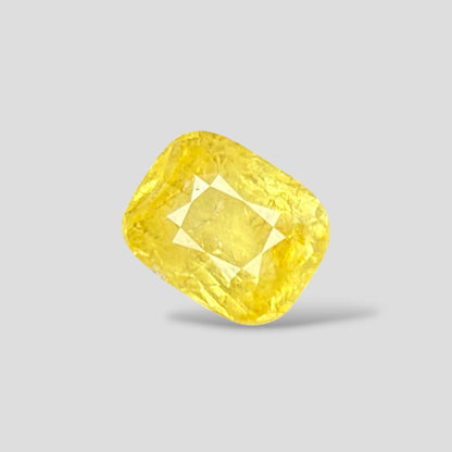 Natural Yellow Sapphire Cut Cornered Rectangular Mixed Cut - 8.63 Carats