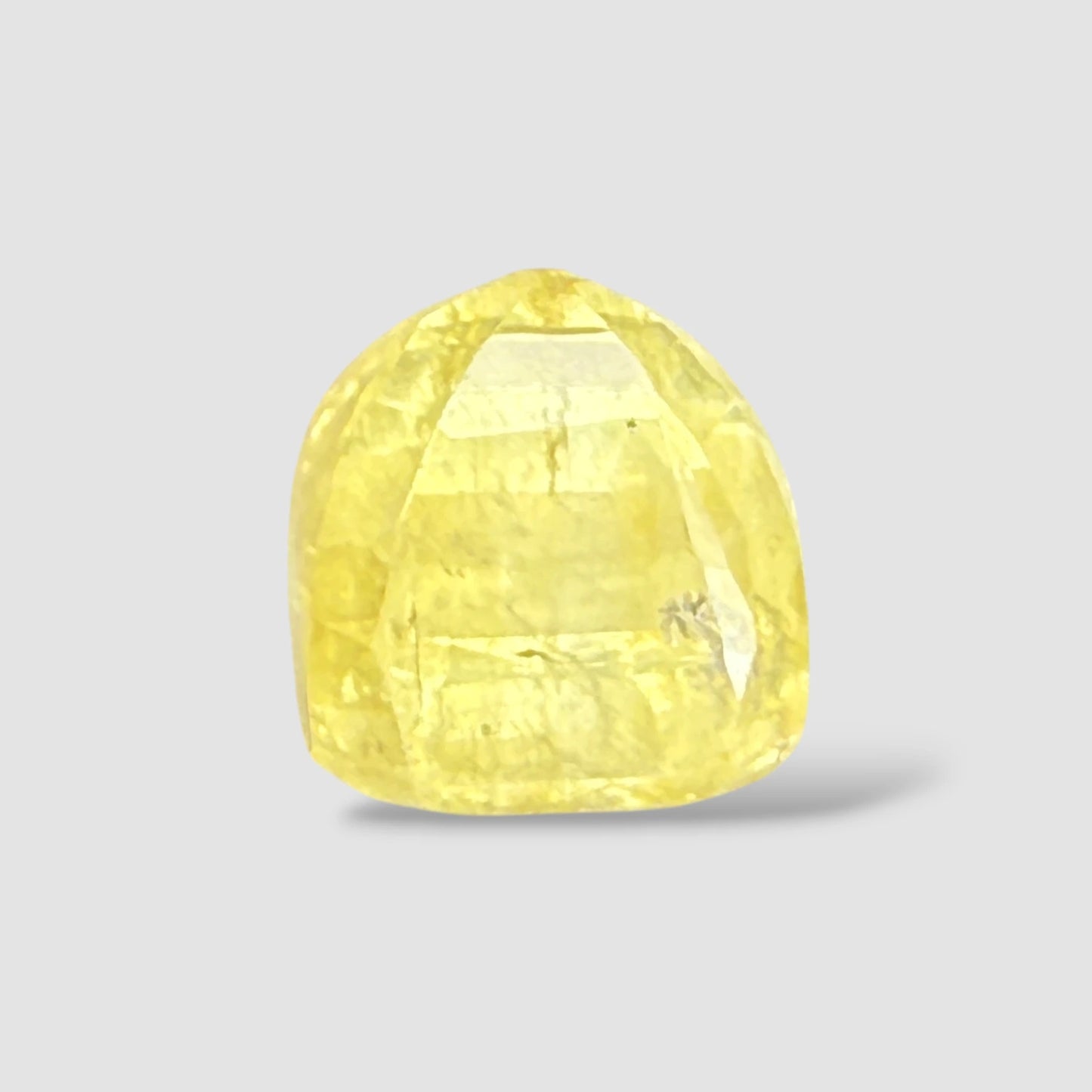 Natural Yellow Sapphire Cut Cornered Square Mixed Cut - 9.55 Carats