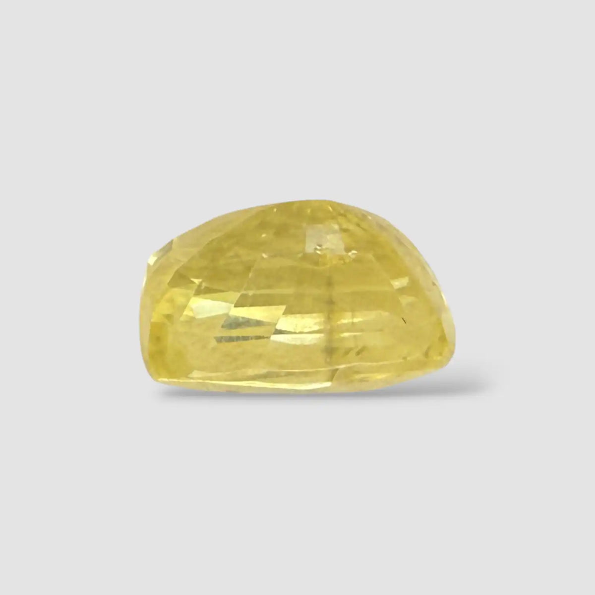 Natural Yellow Sapphire Gemstone In Cushion Shape 5.09 Carats 10.30x7.96x6.18mm Size