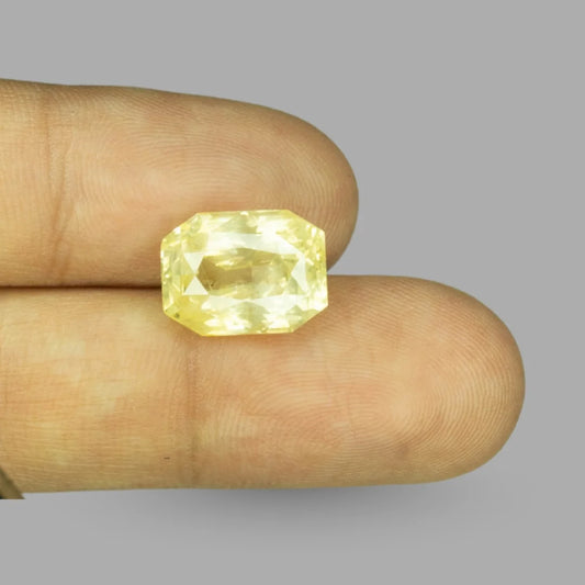 Natural Yellow Sapphire Octagonal Mixed Cut - 10.20 Carats