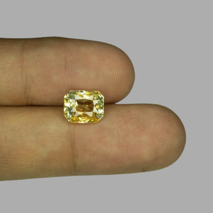 Natural Yellow Sapphire Octagonal Mixed Cut - 4.24 Carats