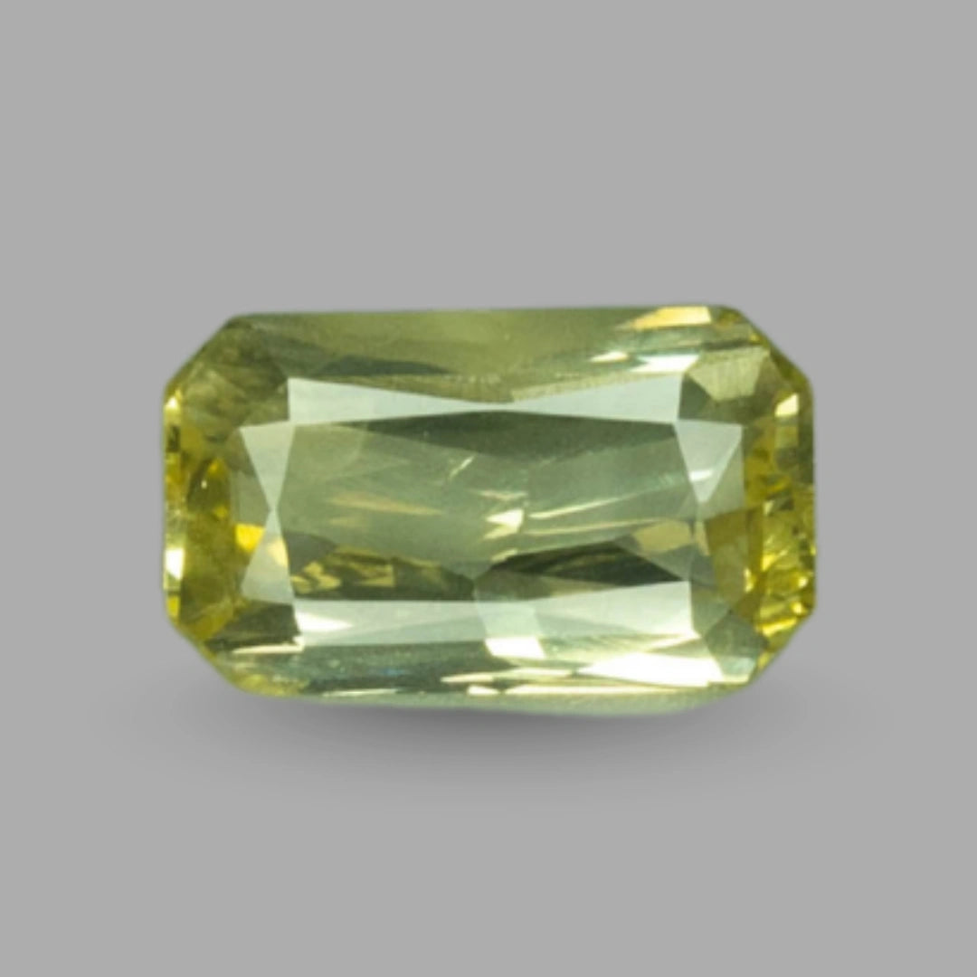 Natural Yellow Sapphire Octagonal Mixed Cut - 4.97 Carats