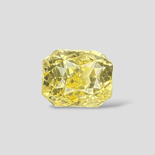 Natural Yellow Sapphire Octagonal Mixed Cut - 5.25 Carats