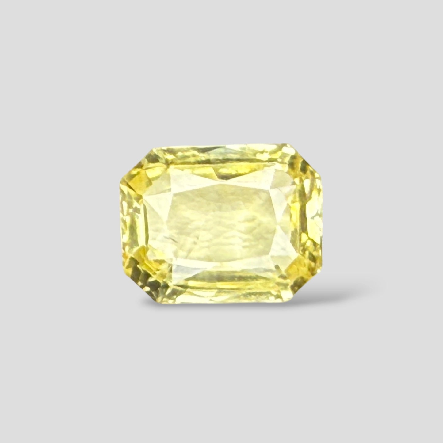 Natural Yellow Sapphire Octagonal Mixed Cut - 5.58 Carats