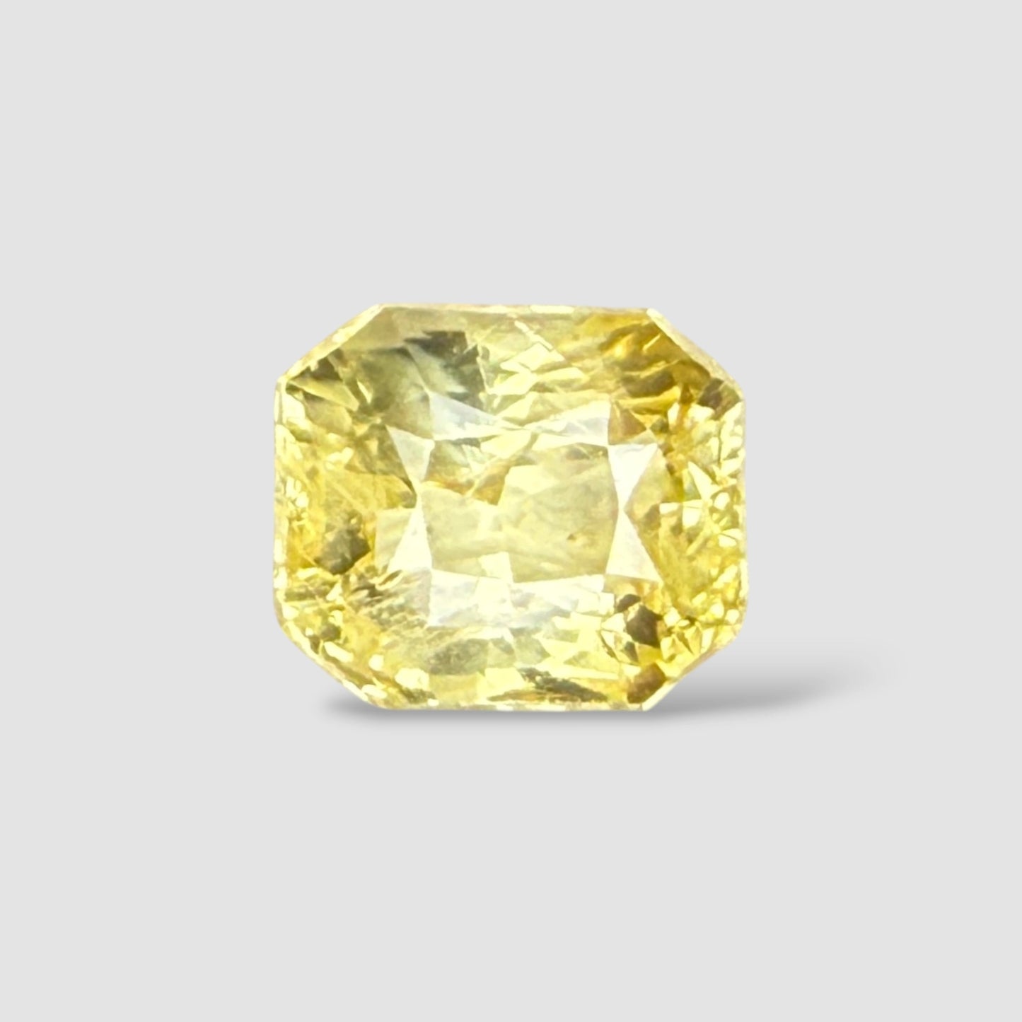 Natural Yellow Sapphire Octagonal Mixed Cut - 5.97 Carats