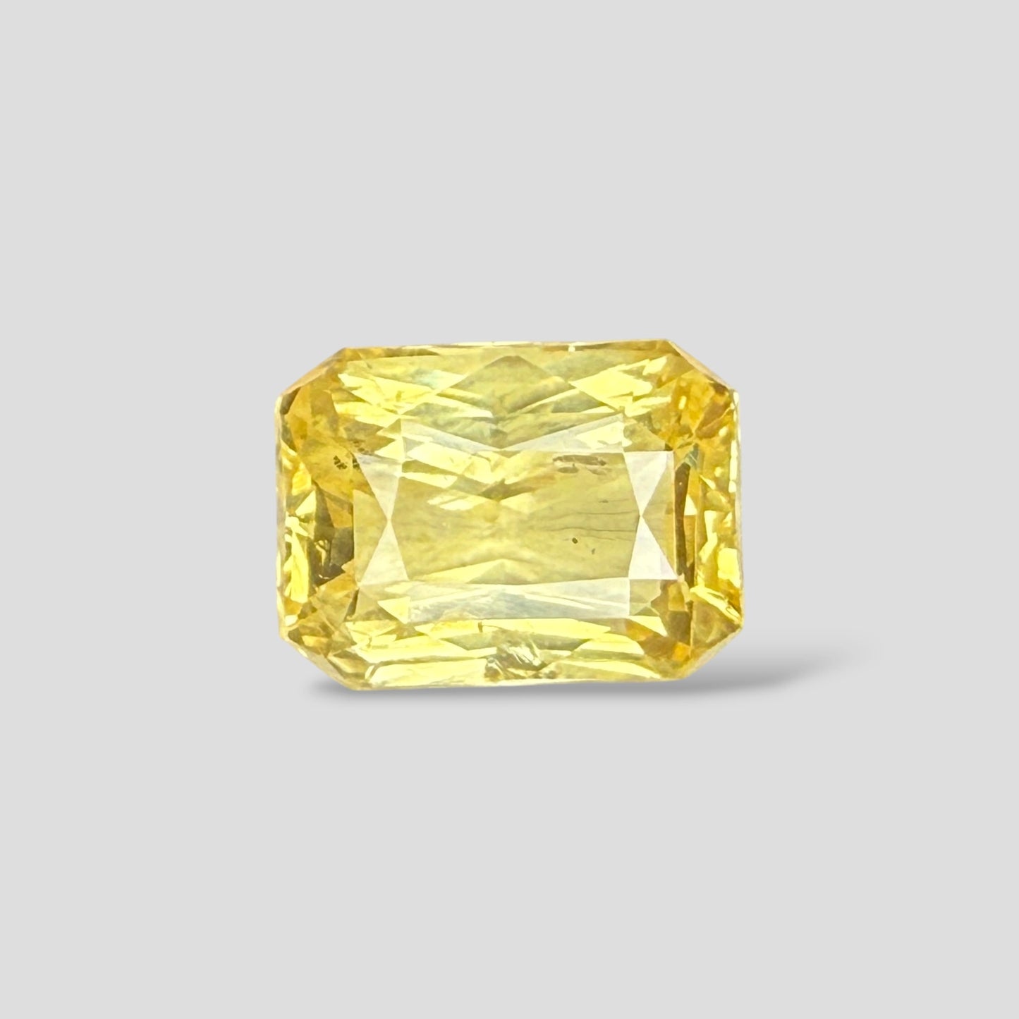 Natural Yellow Sapphire Octagonal Mixed Cut - 6.43 Carats
