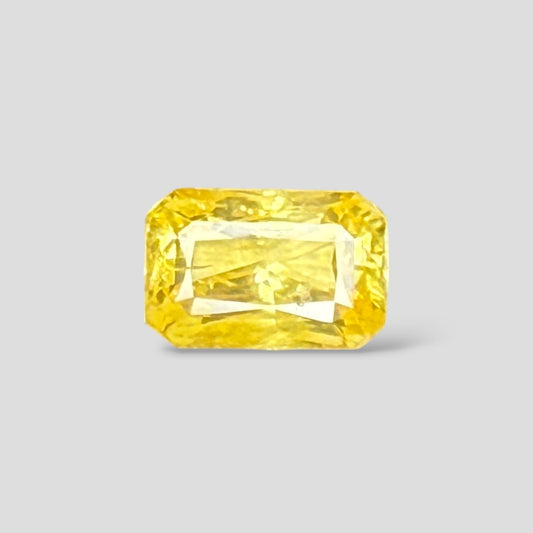 Natural Yellow Sapphire Octagonal Mixed Cut - 6.82 Carats