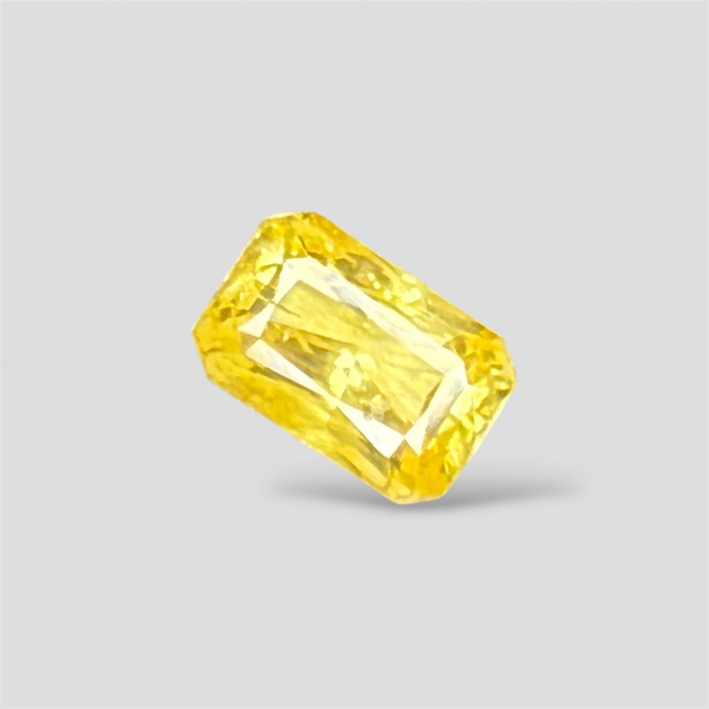 Natural Yellow Sapphire Octagonal Mixed Cut - 6.82 Carats