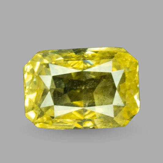 Natural Yellow Sapphire Octagonal Mixed Cut - 7.50 Carats