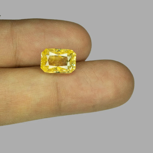 Natural Yellow Sapphire Octagonal Mixed Cut - 7.50 Carats