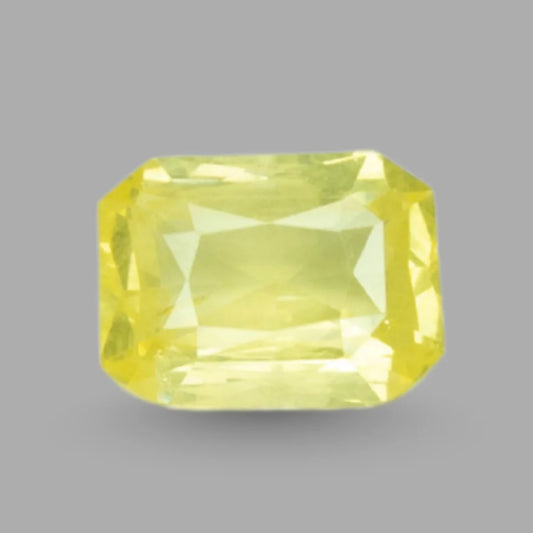 Natural Yellow Sapphire Octagonal Mixed Cut - 8.58 Carats