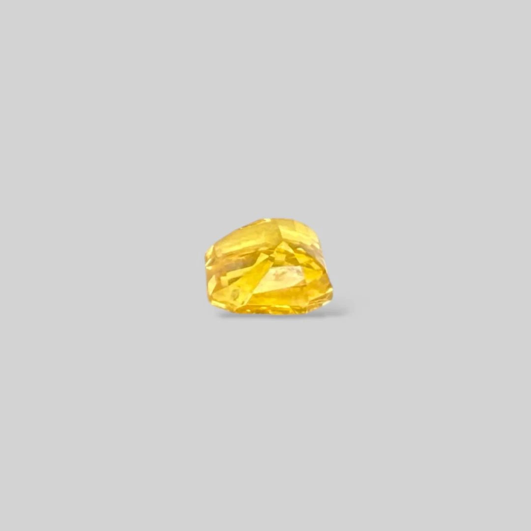 Natural Yellow Sapphire Octagonal Step Cut - 4.64 Carats