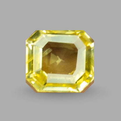 Natural Yellow Sapphire Octagonal Step Cut - 5.94 Carats