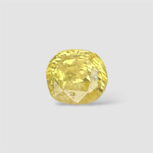 Natural Yellow Sapphire Oval/Faceted Cut - 3.02 Carats