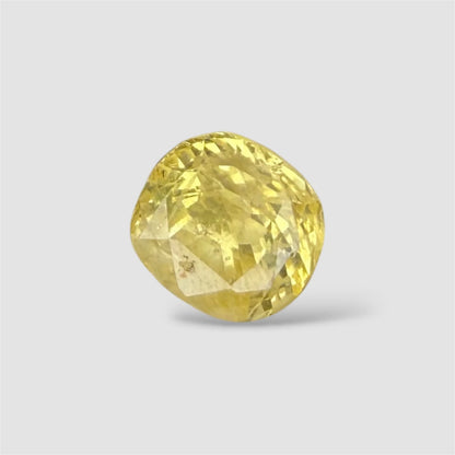 Natural Yellow Sapphire Oval/Faceted Cut - 3.02 Carats