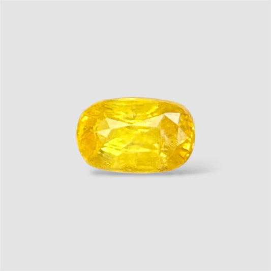 Natural Yellow Sapphire Oval/Faceted Cut - 3.10 Carats