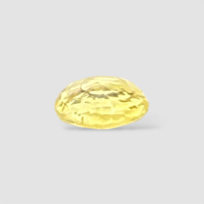 Natural Yellow Sapphire Oval/Faceted Cut - 3.12 Carats
