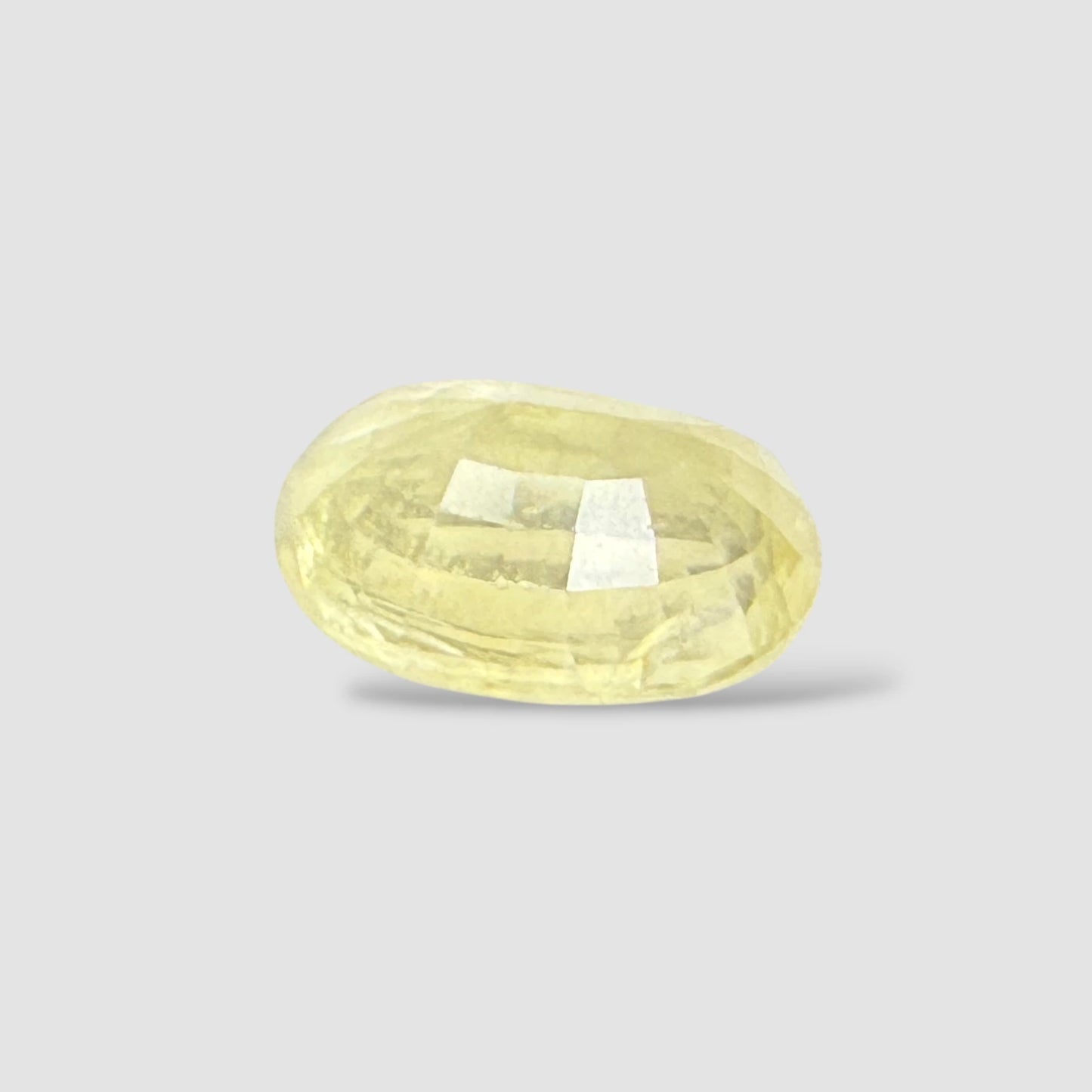 Natural Yellow Sapphire Oval Mixed Cut - 10.22 Carats