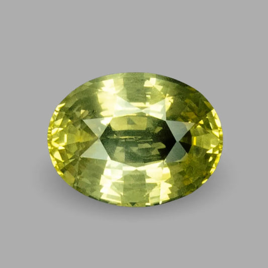 Natural Yellow Sapphire Oval Mixed Cut - 10.25 Carats