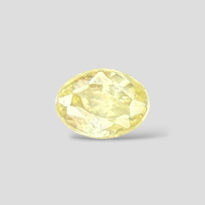 Natural Yellow Sapphire Oval Mixed Cut - 3.00 Carats