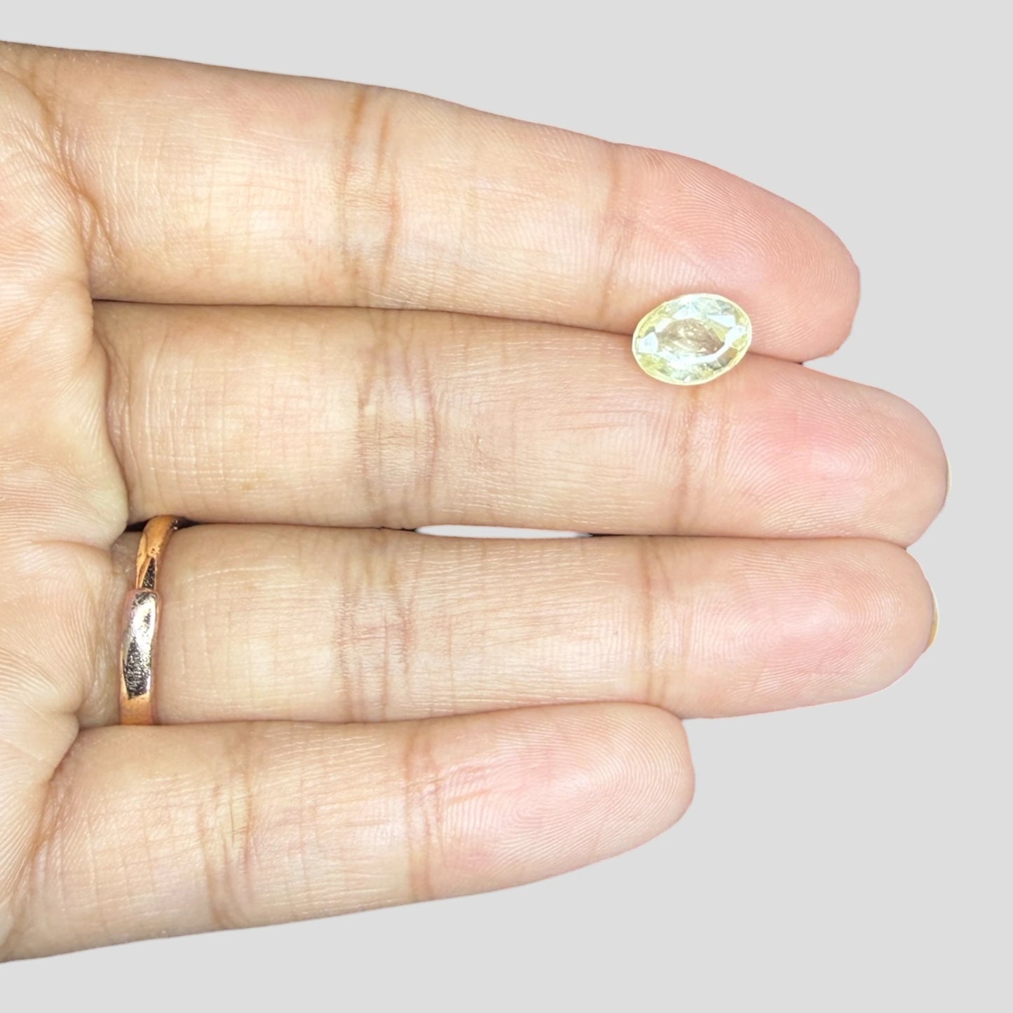Natural Yellow Sapphire Oval Mixed Cut - 3.00 Carats