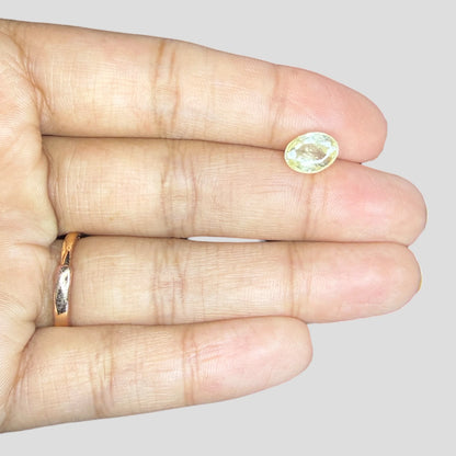 Natural Yellow Sapphire Oval Mixed Cut - 3.00 Carats