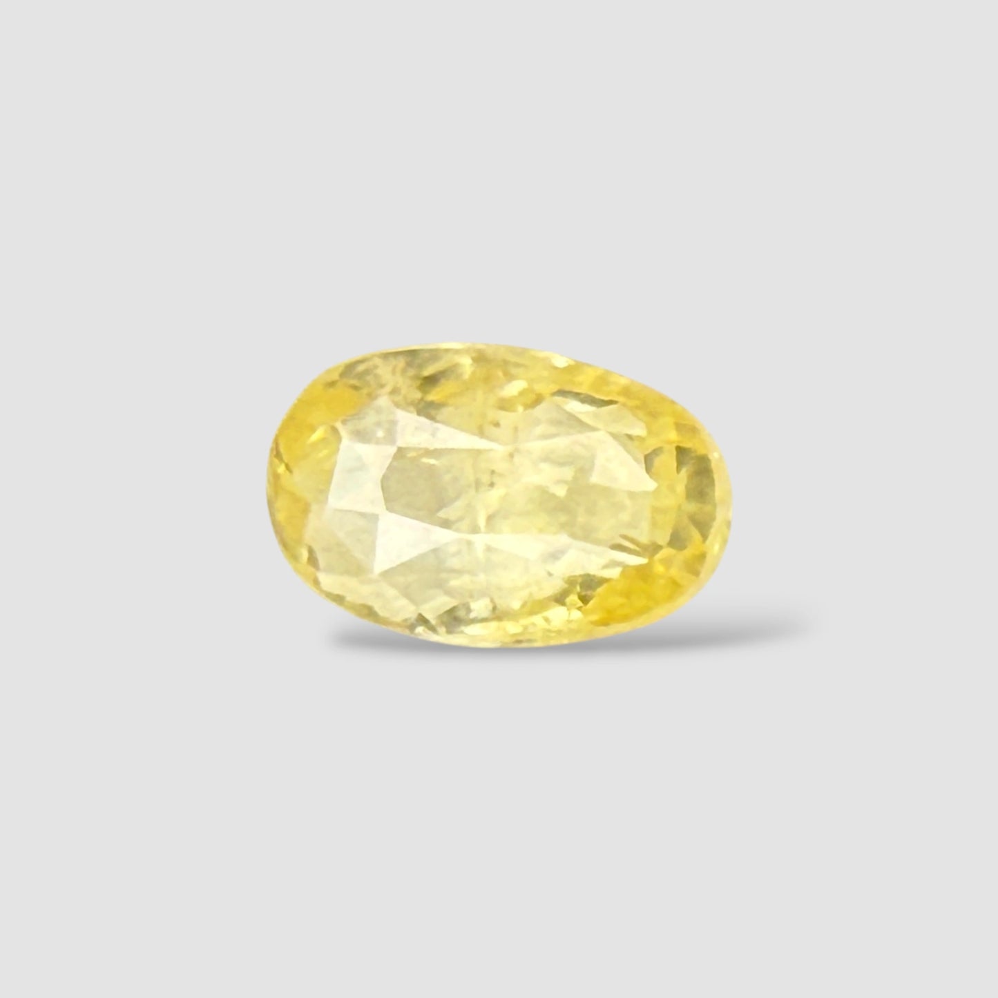 Natural Yellow Sapphire Oval Mixed Cut - 3.01 Carats