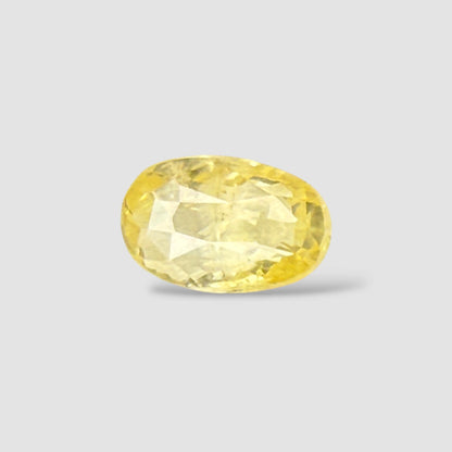 Natural Yellow Sapphire Oval Mixed Cut - 3.01 Carats