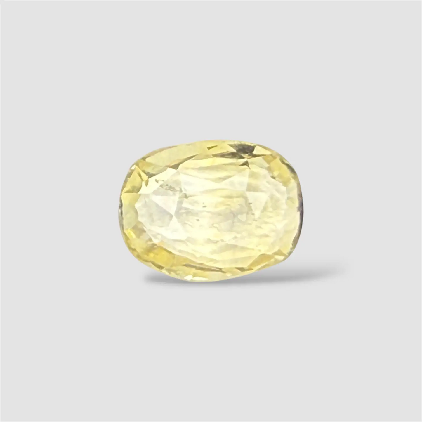 Natural Yellow Sapphire Oval Mixed Cut - 3.2 Carats