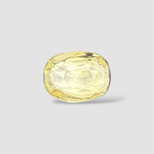 Natural Yellow Sapphire Oval Mixed Cut - 3.2 Carats