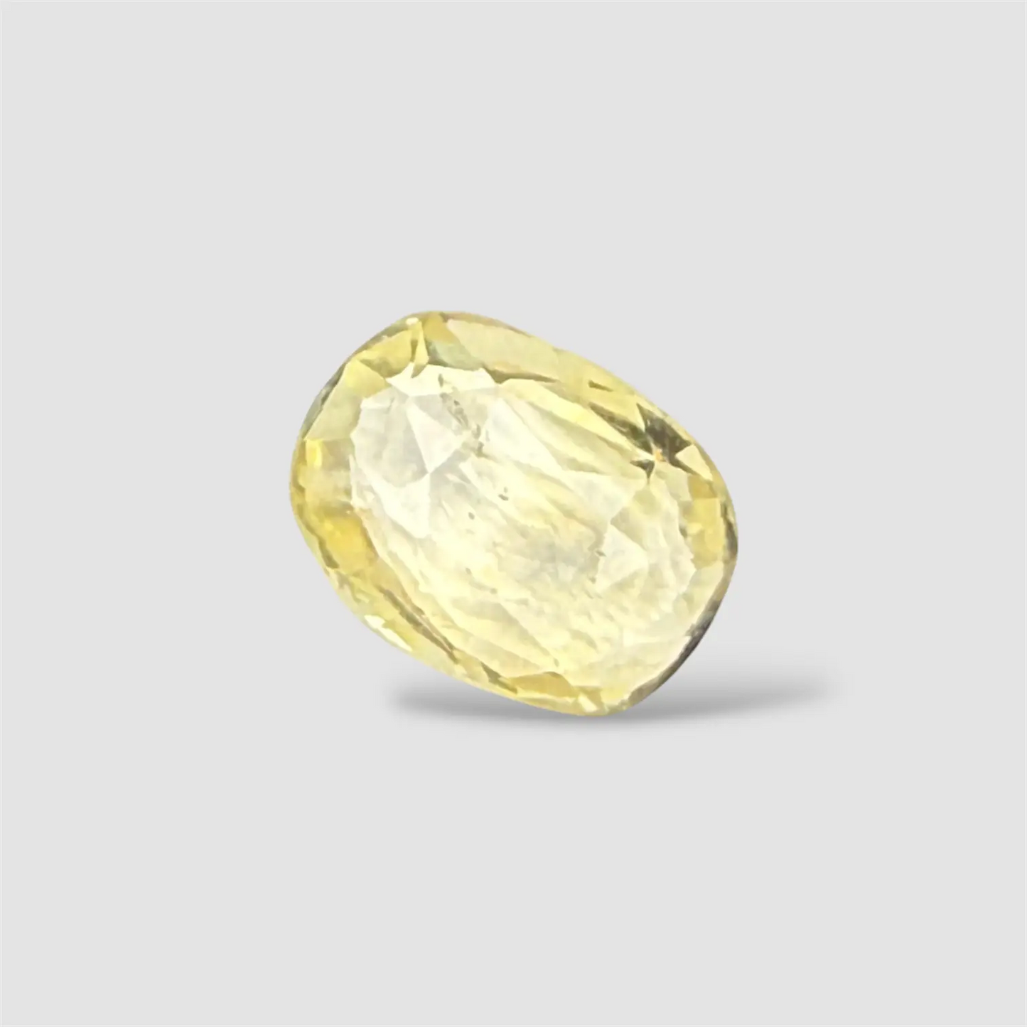 Natural Yellow Sapphire Oval Mixed Cut - 3.2 Carats