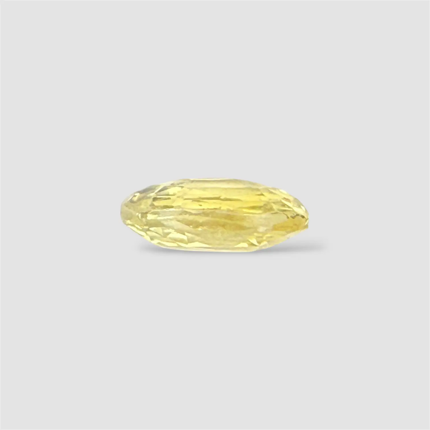 Natural Yellow Sapphire Oval Mixed Cut - 3.2 Carats