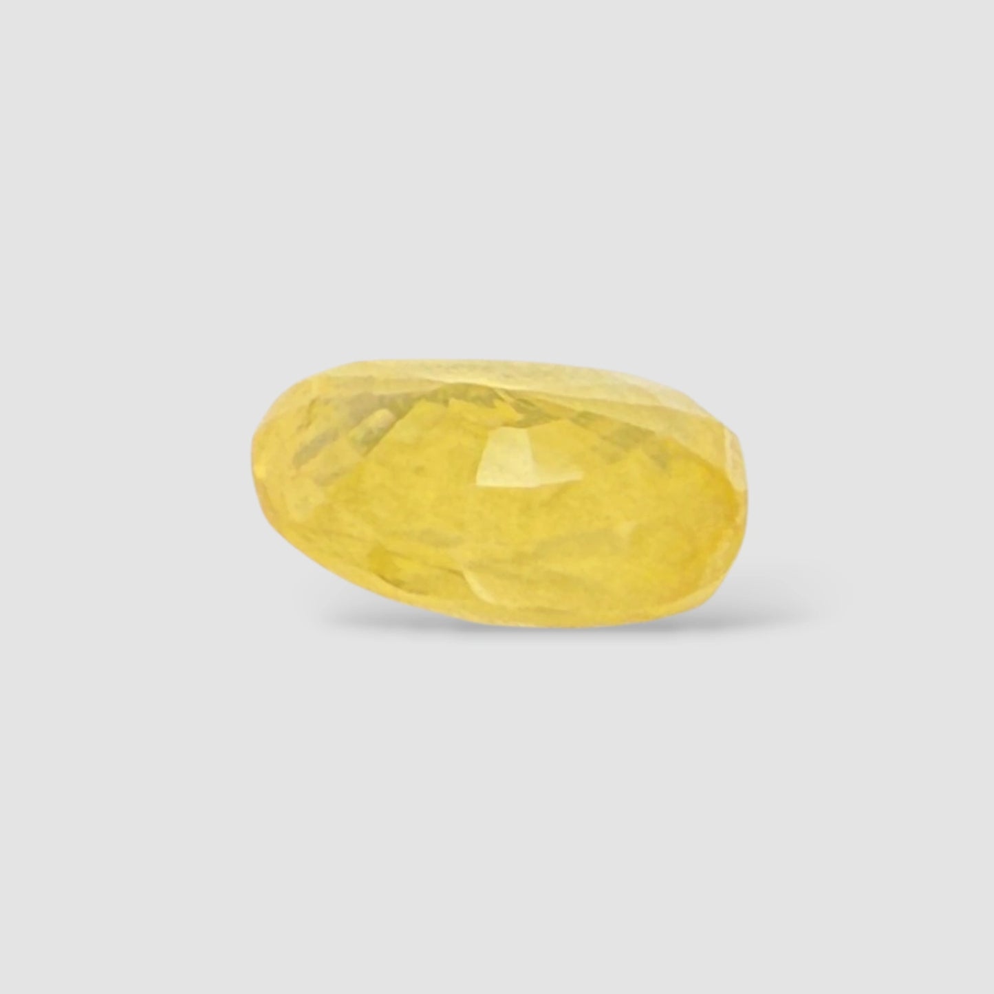 Natural Yellow Sapphire Oval Mixed Cut - 3.65 Carats